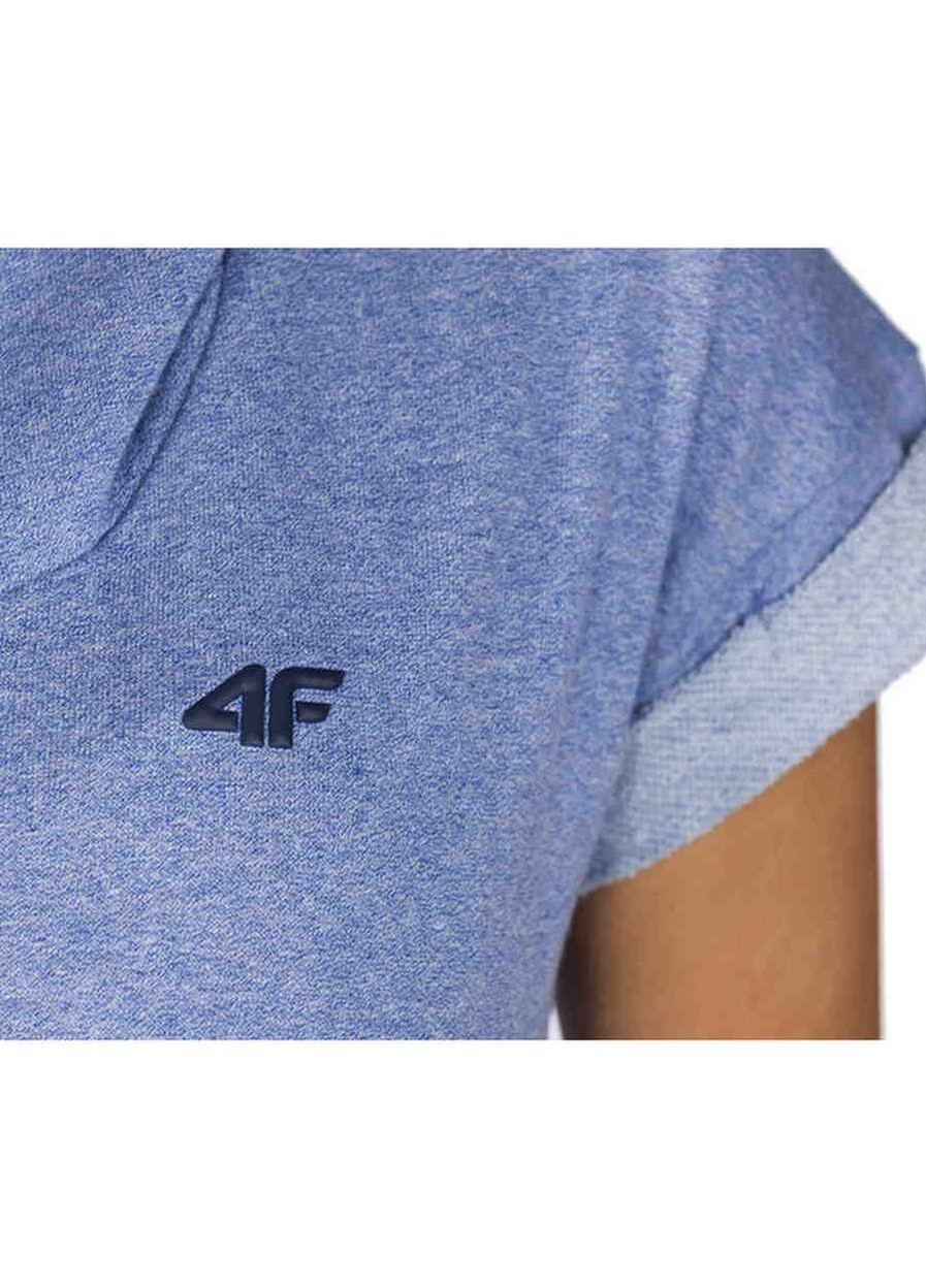Футболка с капюшоном синяя (H4L17-BLD001-1936) 4F - (254783978)