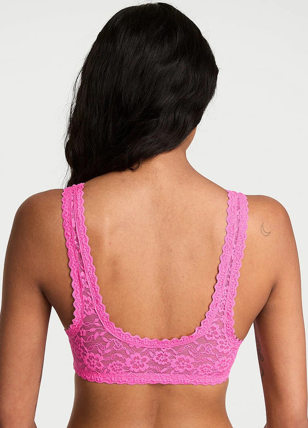 Рожевий топ бюстгальтер Victoria's Secret без кісточок поліамід