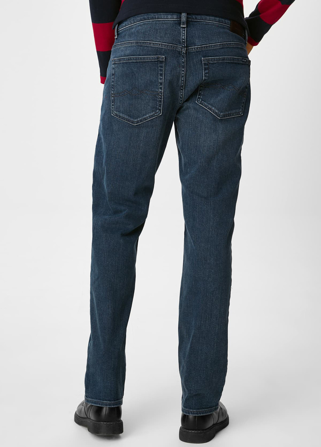 Темно-синие демисезонные прямые джинсы C&A