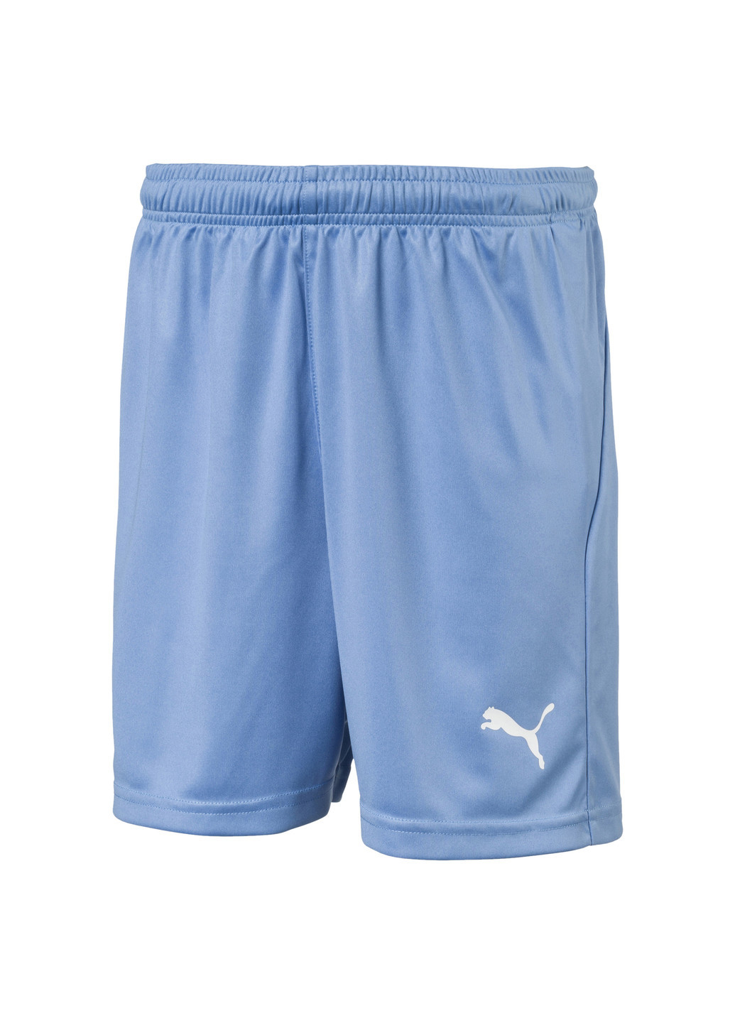 Шорты LIGA Kids’ Football Shorts Puma однотонные синие спортивные полиэстер