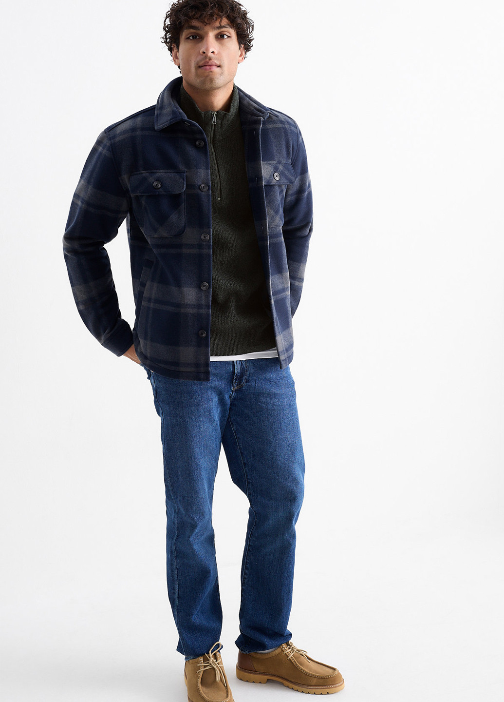 Темно-сірий демісезонний светр C&A