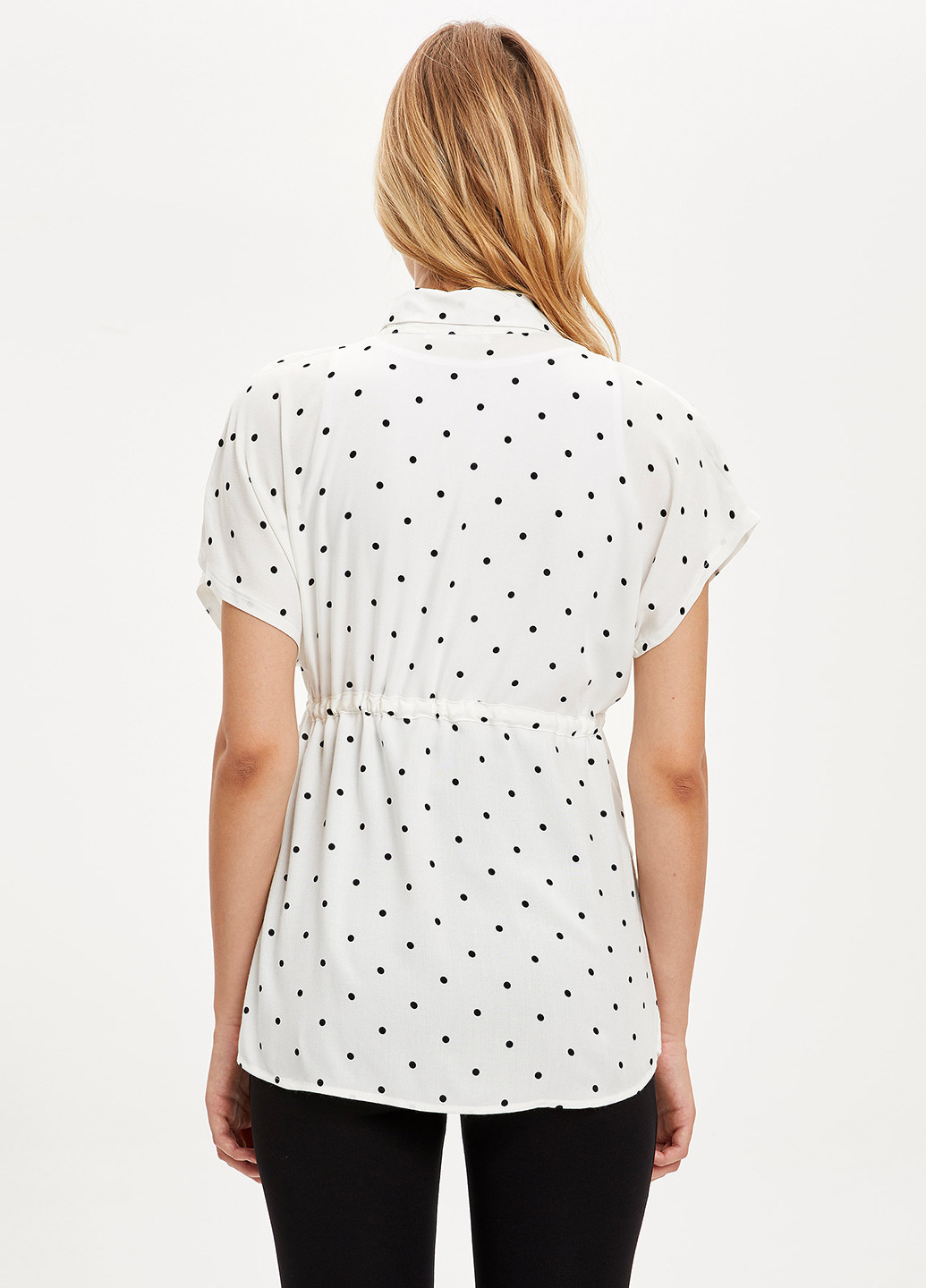 Белая летняя блуза для беременных DeFacto
