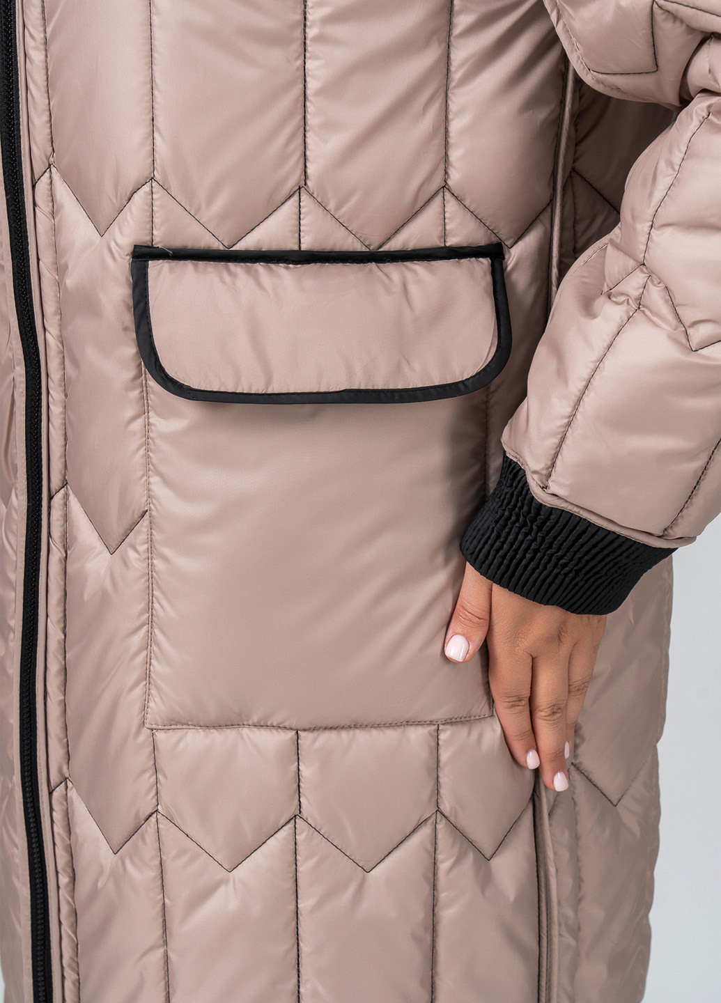 Черное демисезонное Пальто двусторонее A'll Posa