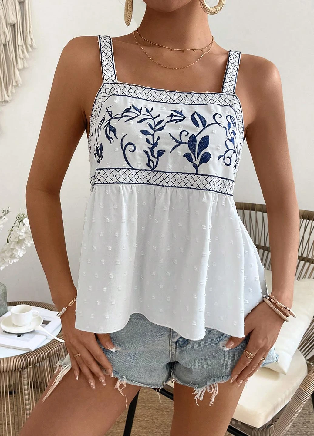 Біла блуза SHEIN
