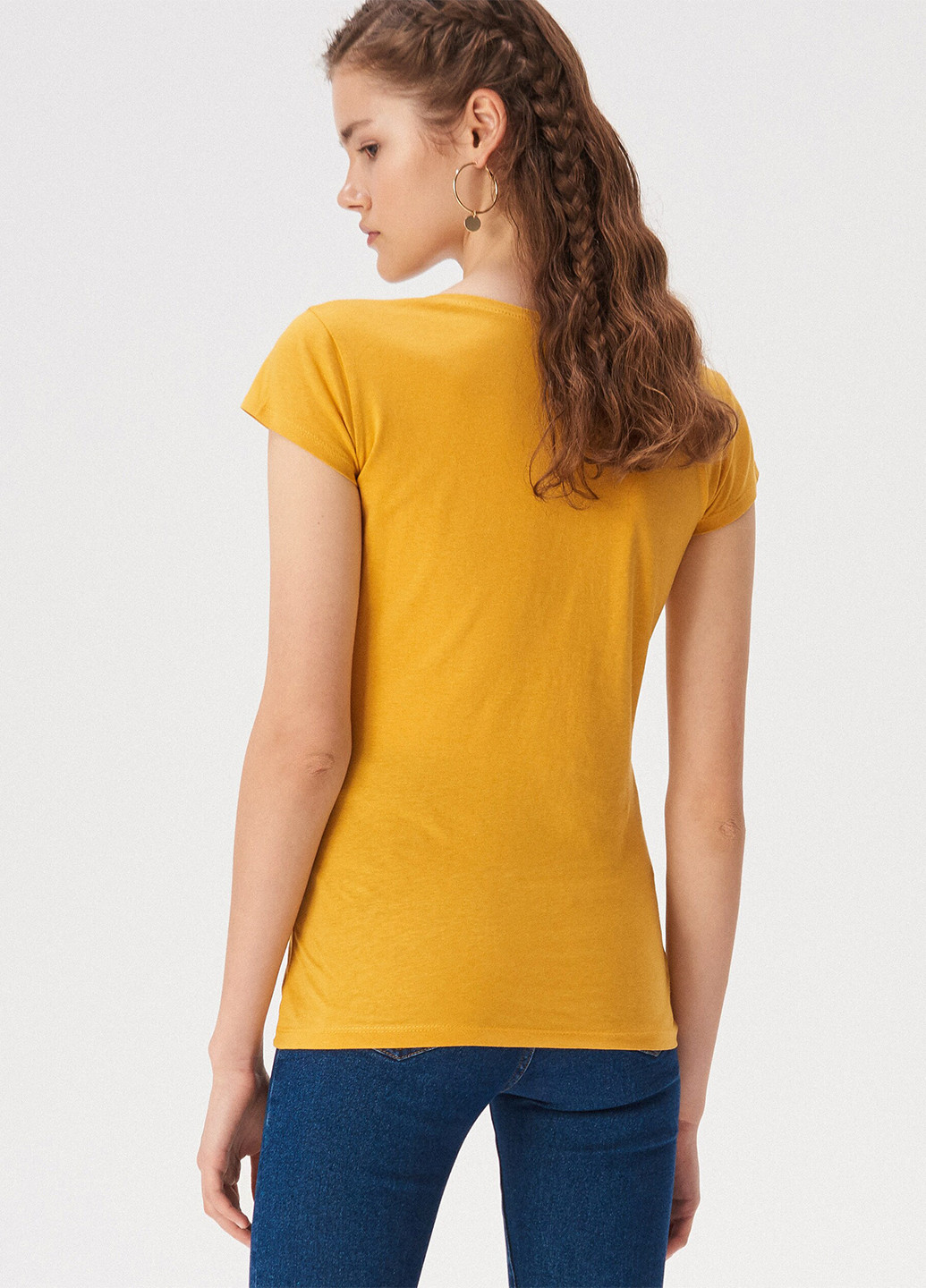 Жовта літня футболка Sinsay