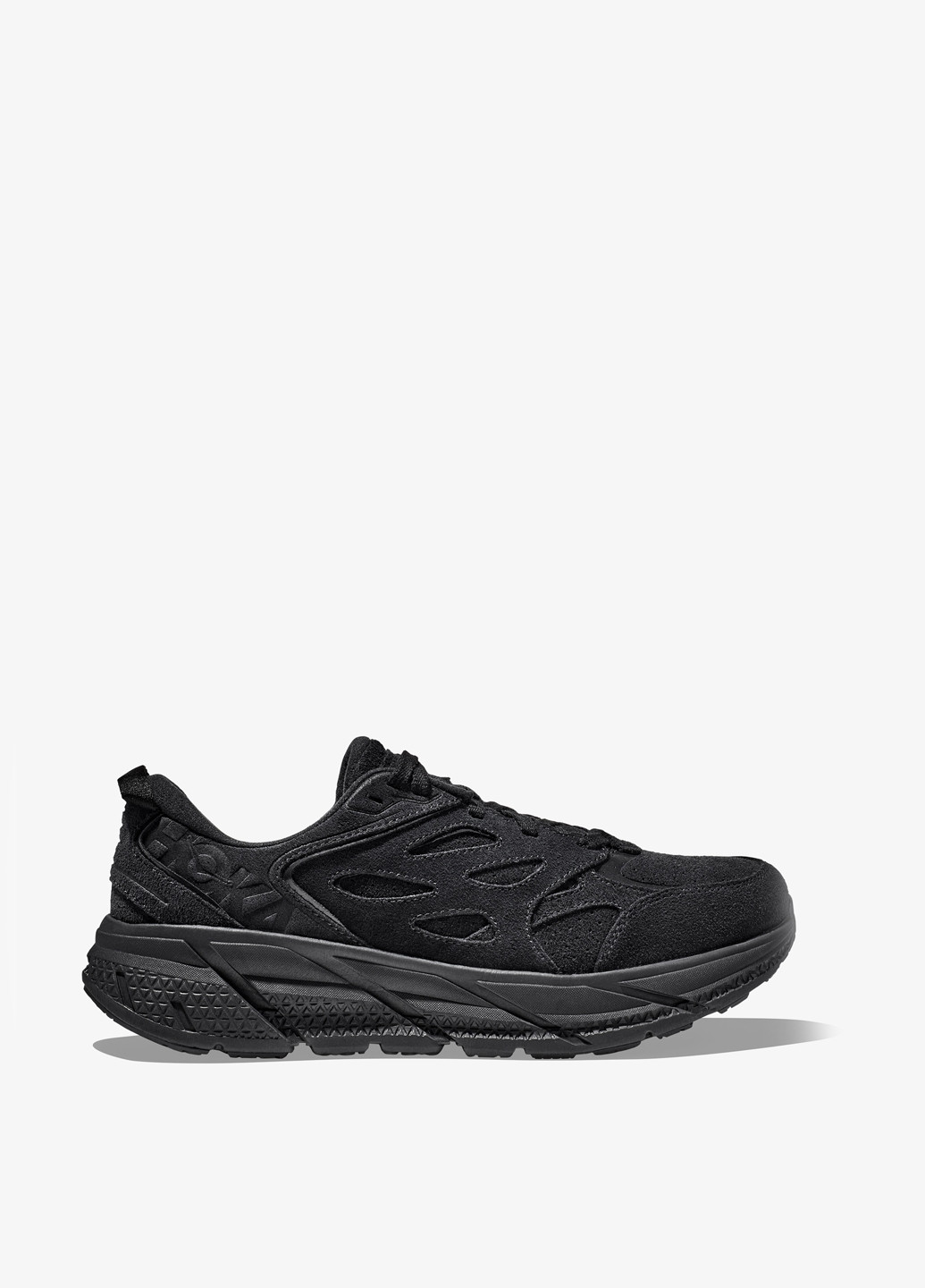 Черные всесезонные кроссовки HOKA CLIFTON L SUEDE