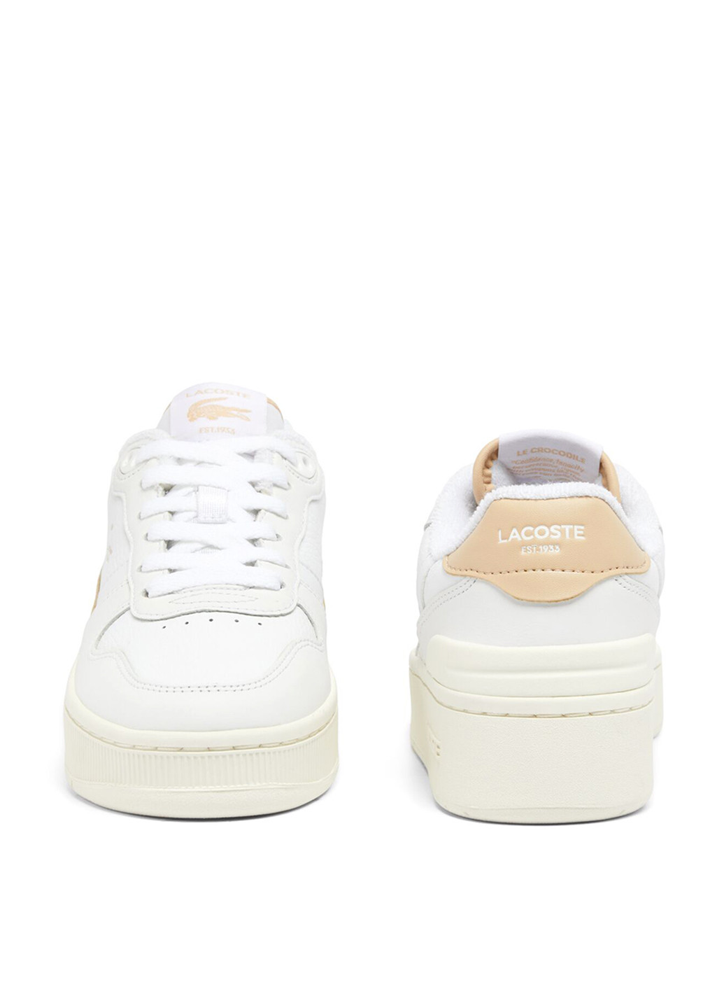 Кроссовки Lacoste T-Clip Platform белые демисезоны (329694582)