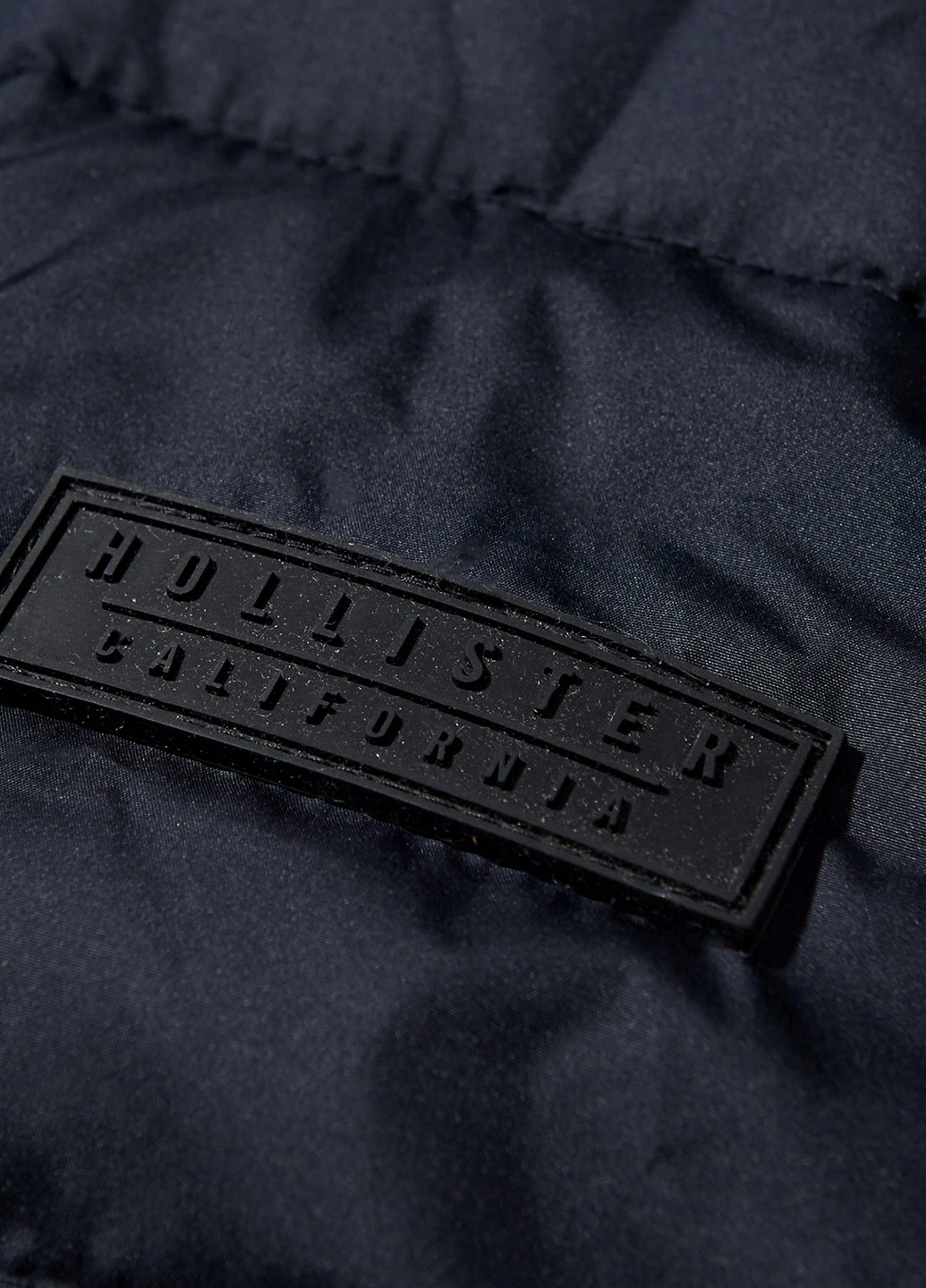 Темно-синяя демисезонная куртка Hollister