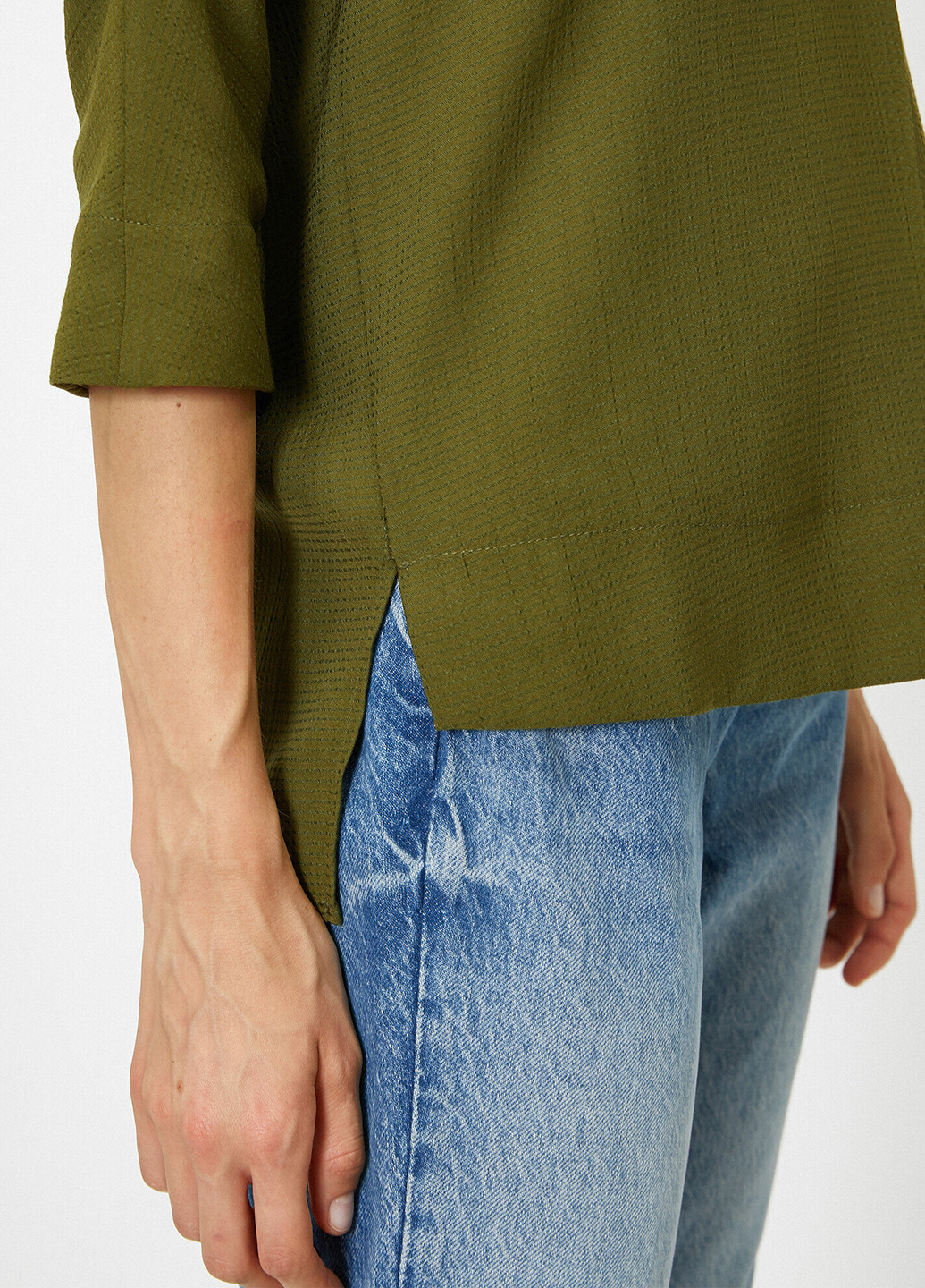 Хаки блуза KOTON