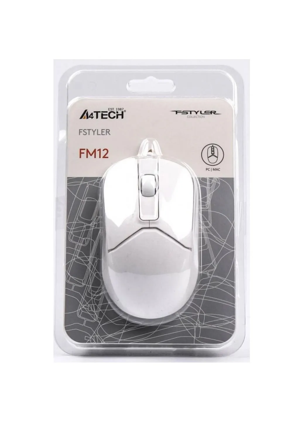 Мышка FM12 White A4Tech (253546519)