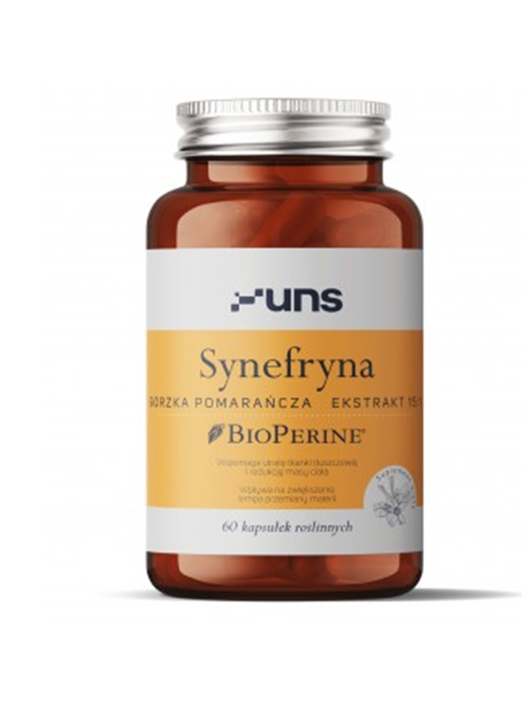 Синефрин для расщепления жиров Synephrine + Bioperine - 60 vege caps UNS Vitamins (239155037)