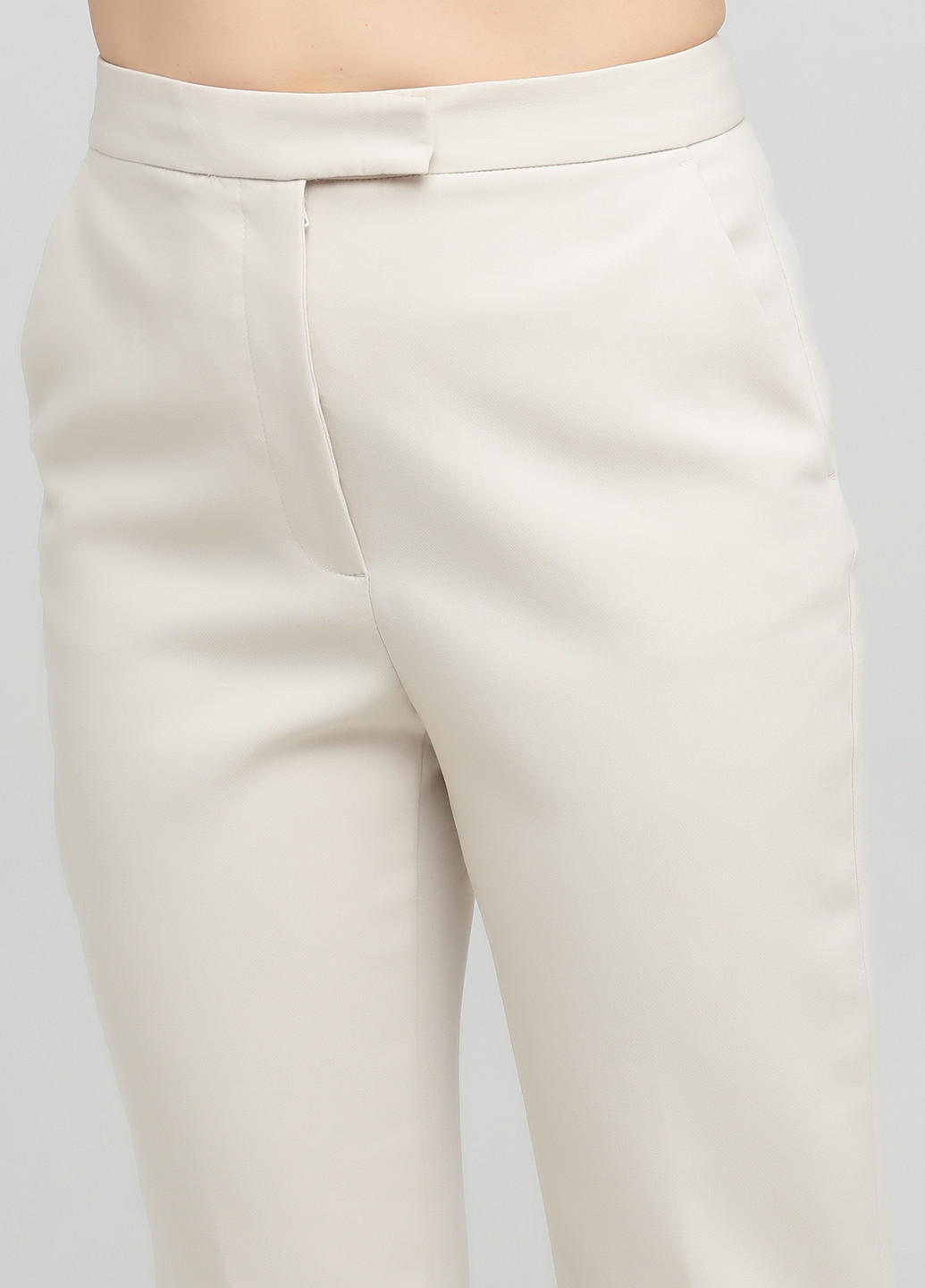 Молочные кэжуал демисезонные клеш брюки Zara