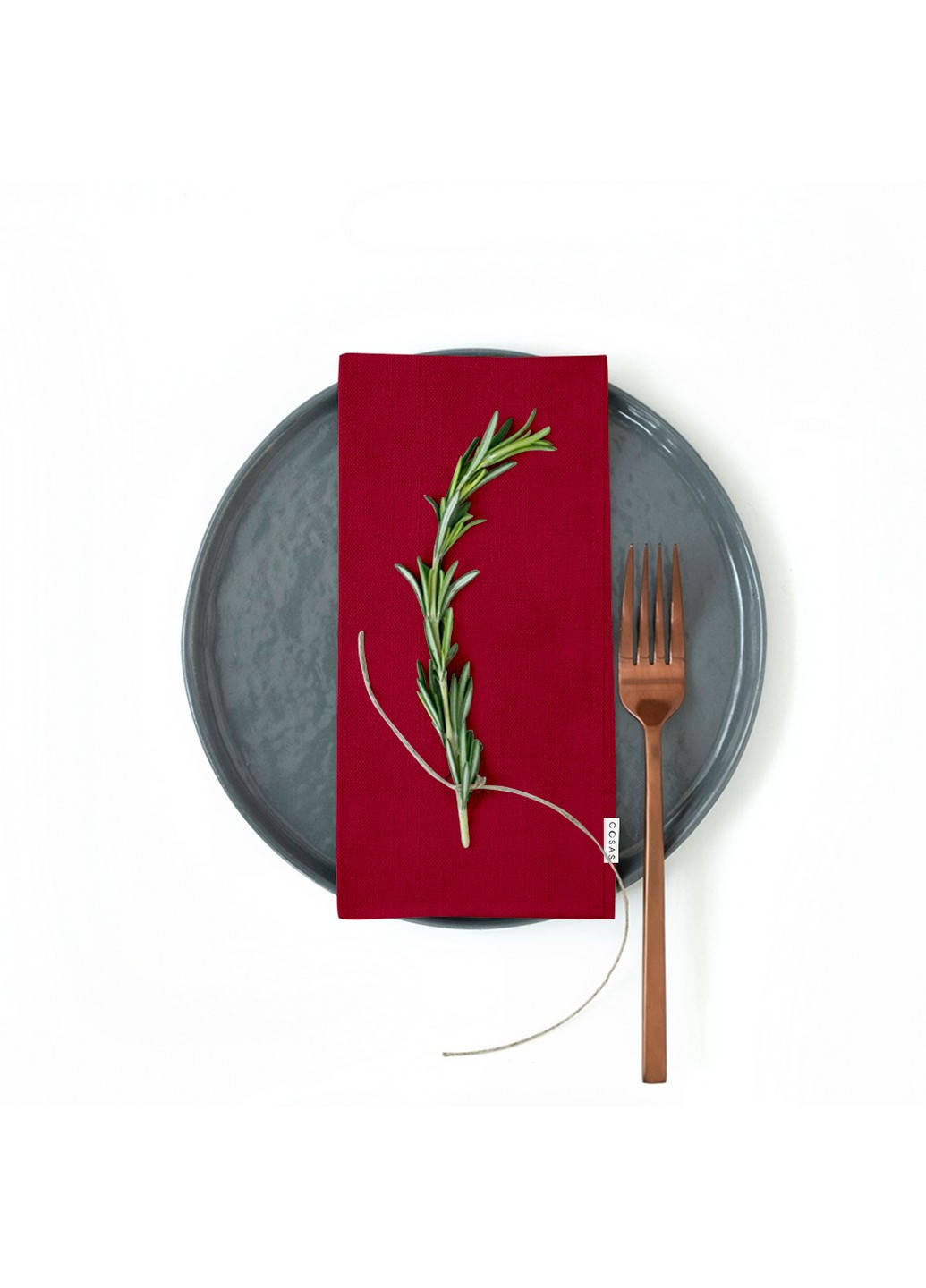 Набір з 4-х серветок 30х30 Ranfors Bordo (4822052073247) Cosas (252470968)