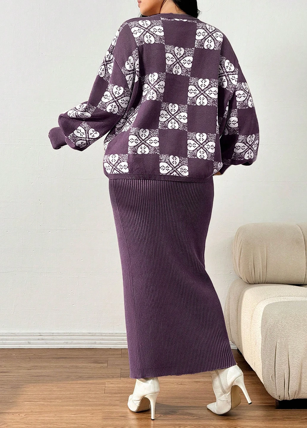 Костюм (джемпер, юбка) SHEIN (341894034)