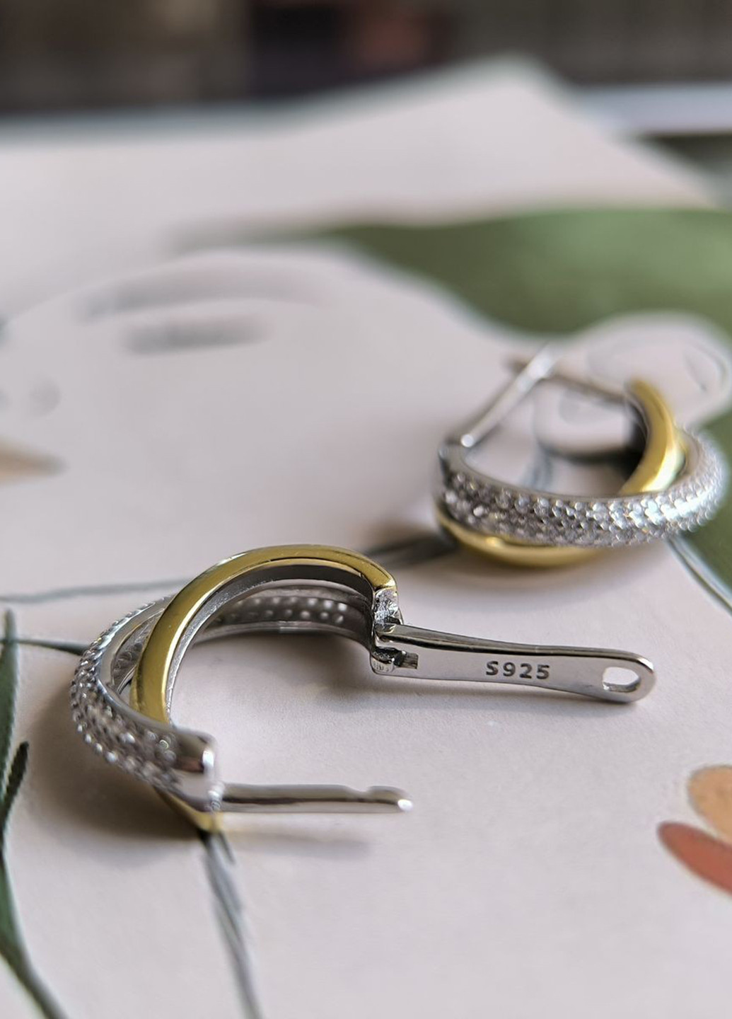 Сережки Silver Flame (329999748)