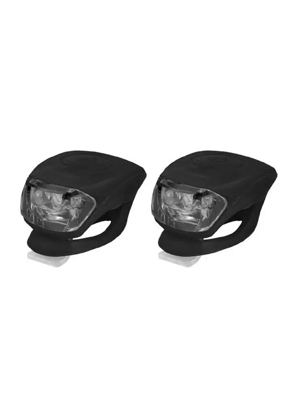 Комплект велосипедного света передний и задний свет для велосипеда освещение фонарь 2 LED (22381-Нов) Unbranded (253476070)