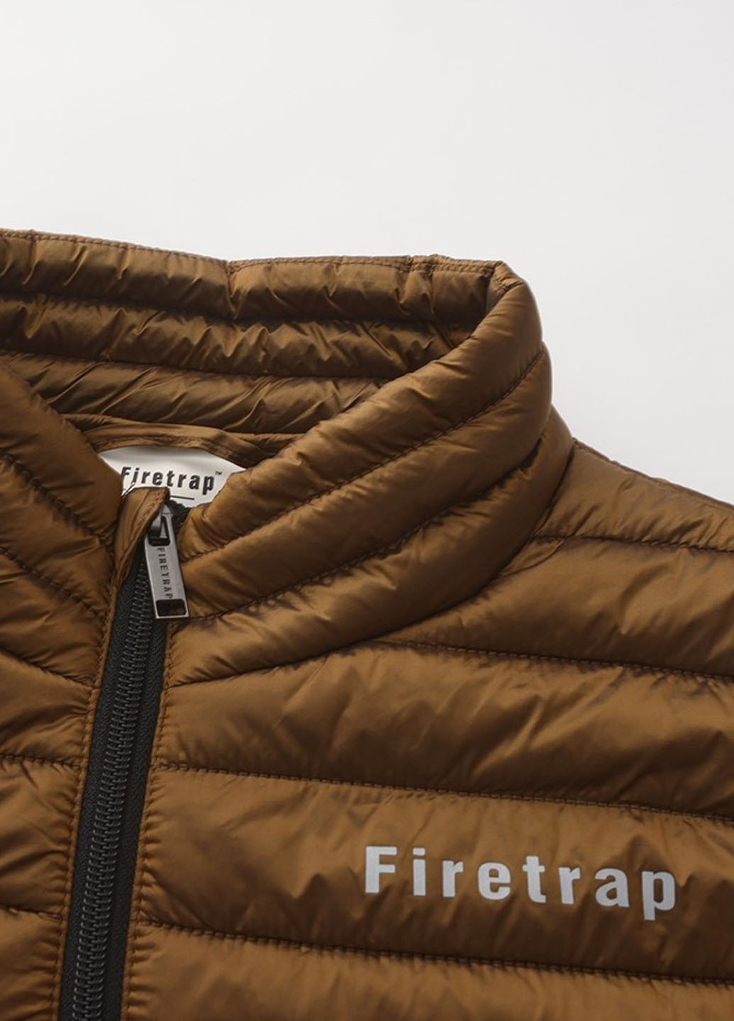 Коричнева демісезонна куртка Firetrap