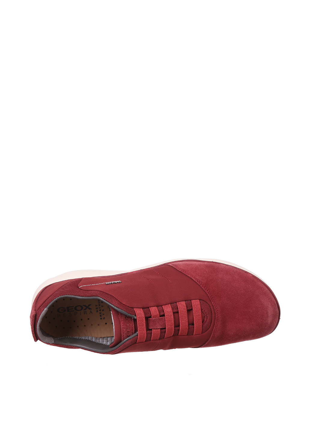 Темно-красные демисезонные кроссовки Geox