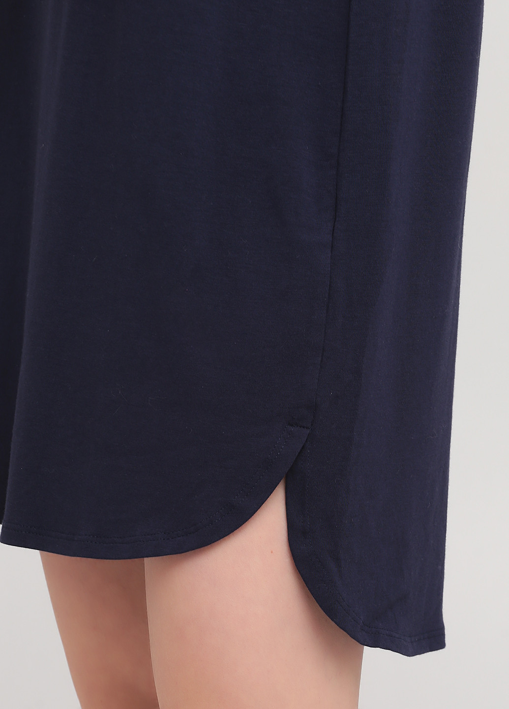 Темно-синее кэжуал платье платье-футболка Eileen Fisher однотонное