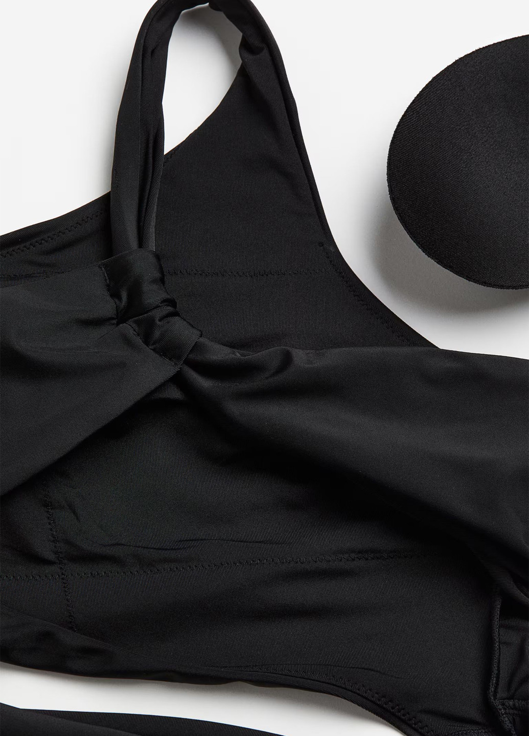 Черный летний купальник слитный, танк H&M