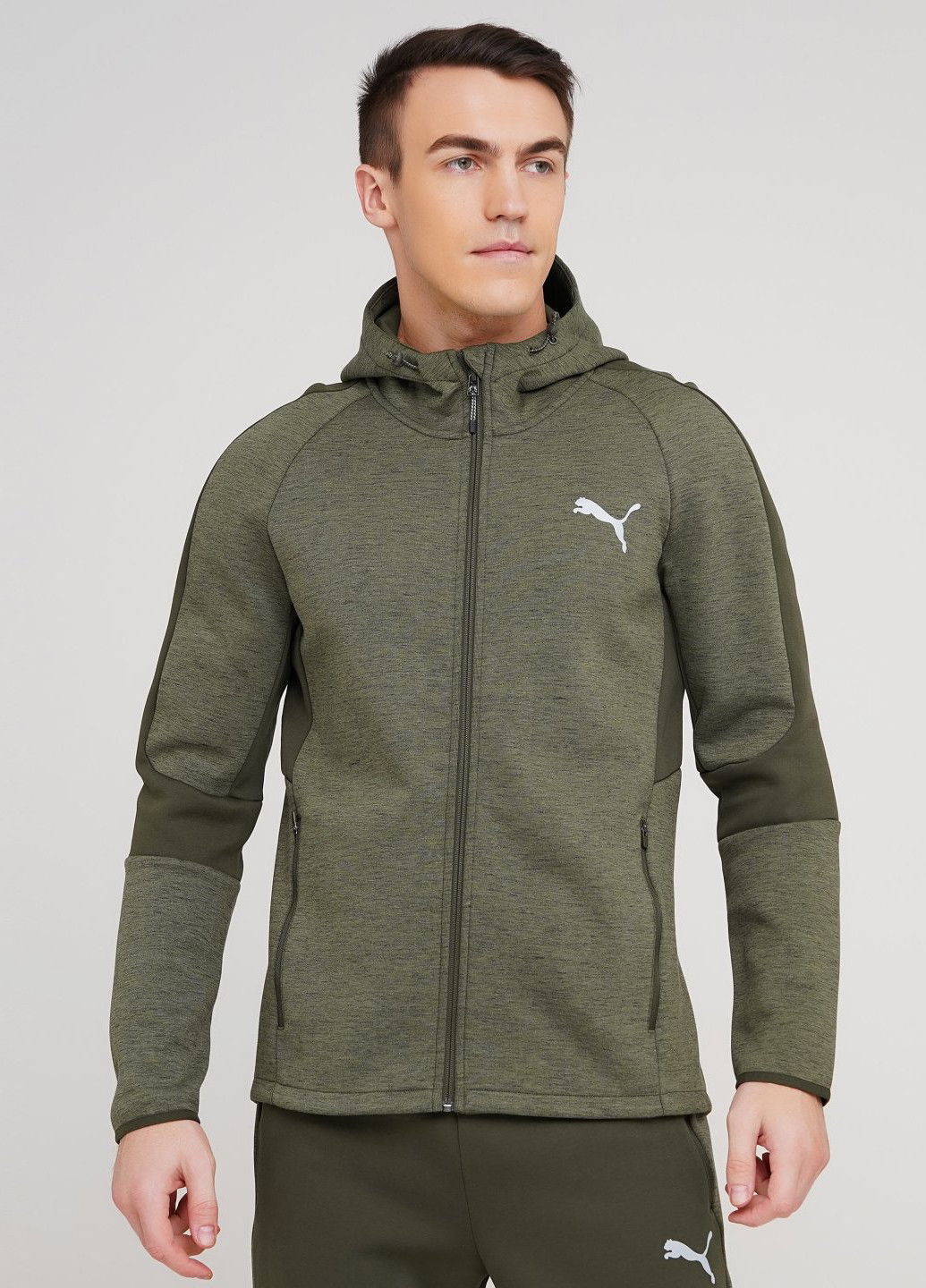 Толстовка Puma evostripe fz hoodie (222993296)
