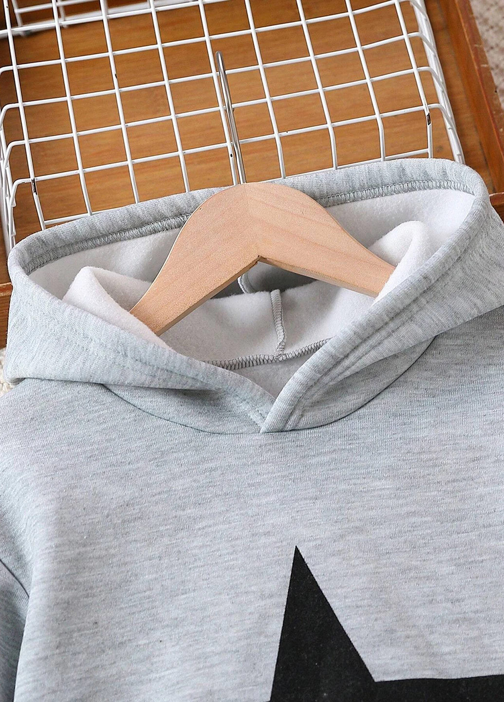Комбинированный демисезонный костюм (худи, брюки) брючный SHEIN