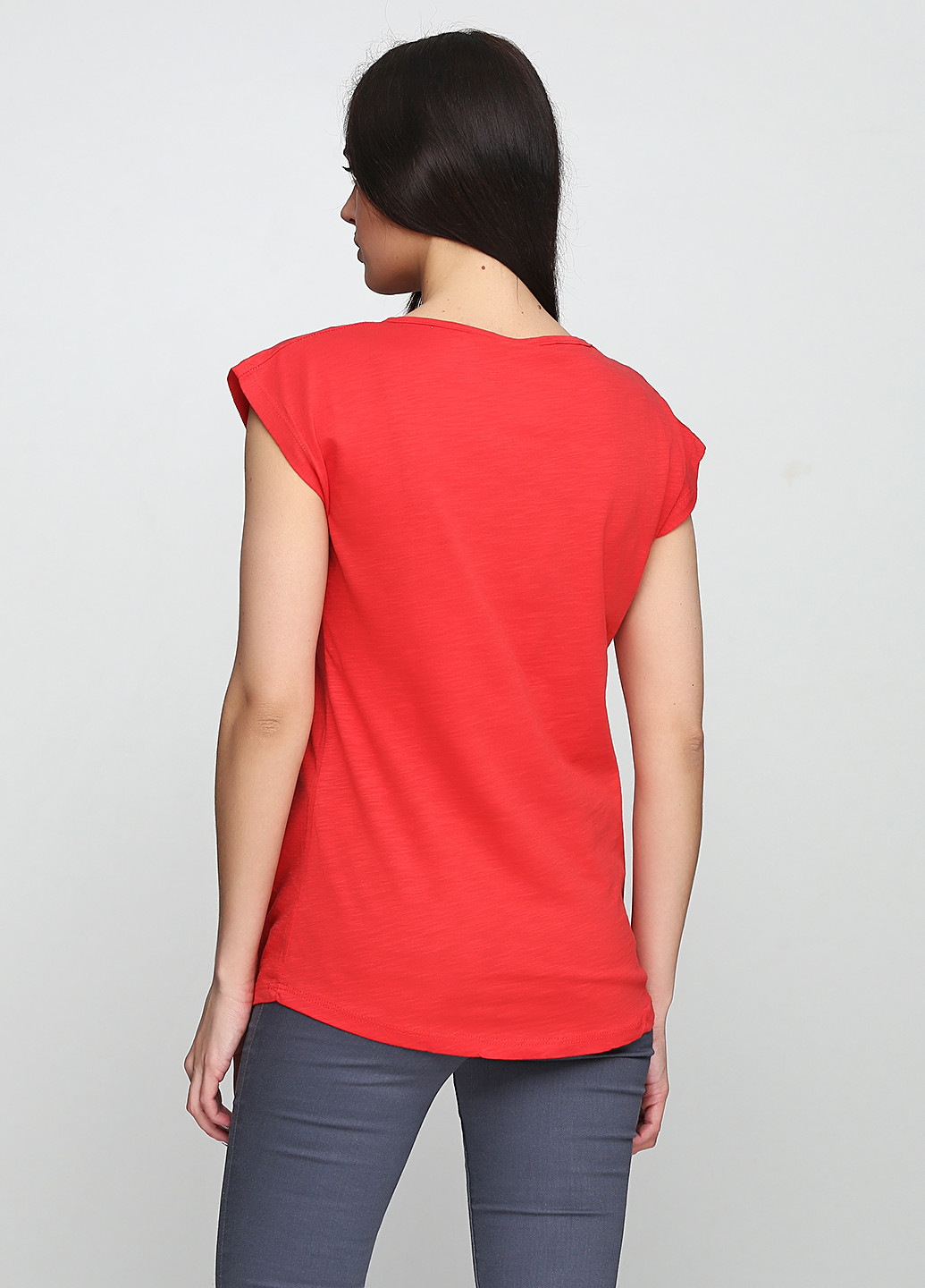 Красная летняя футболка KSV