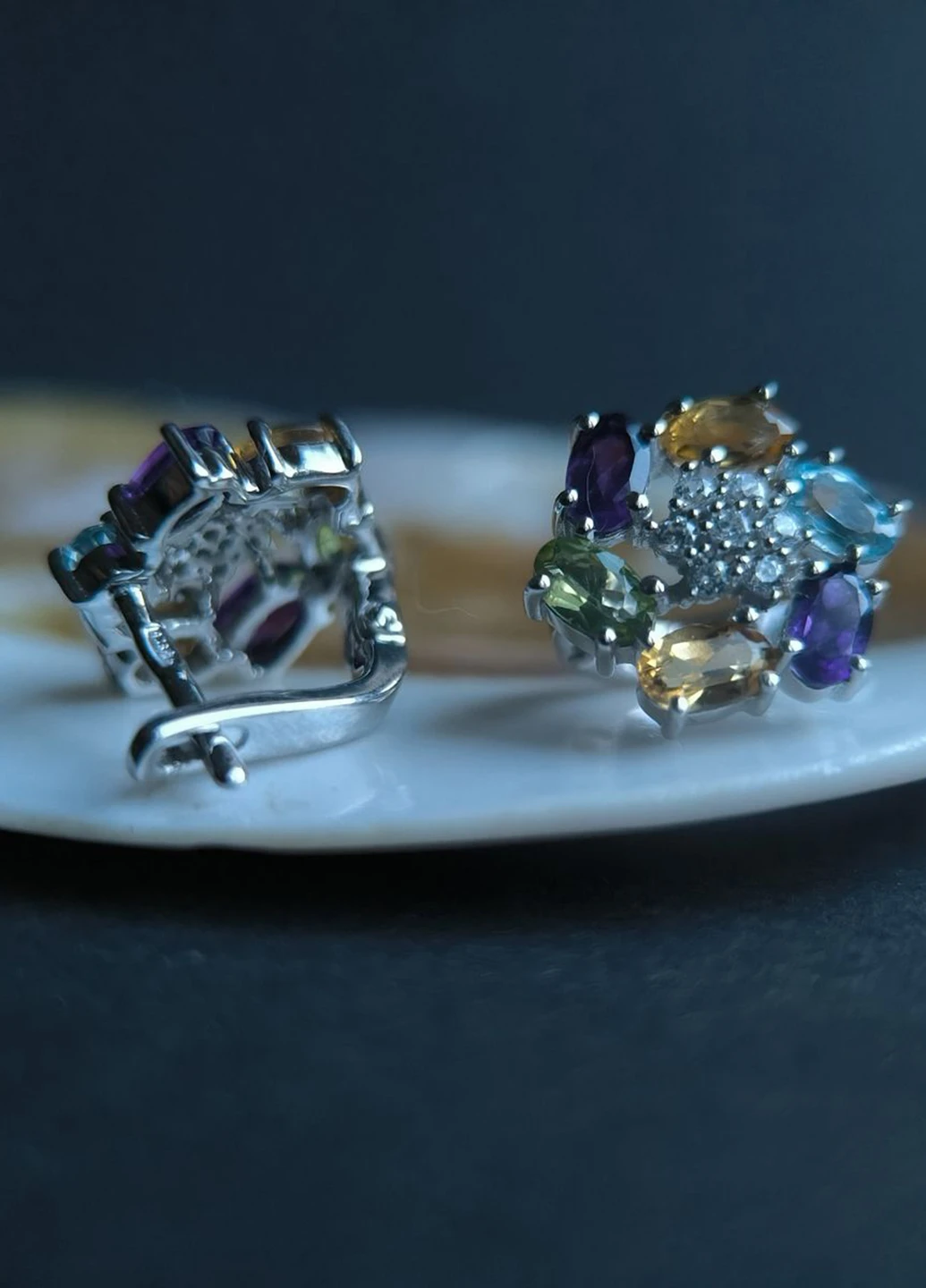 Серьги Silver Flame (353782461)