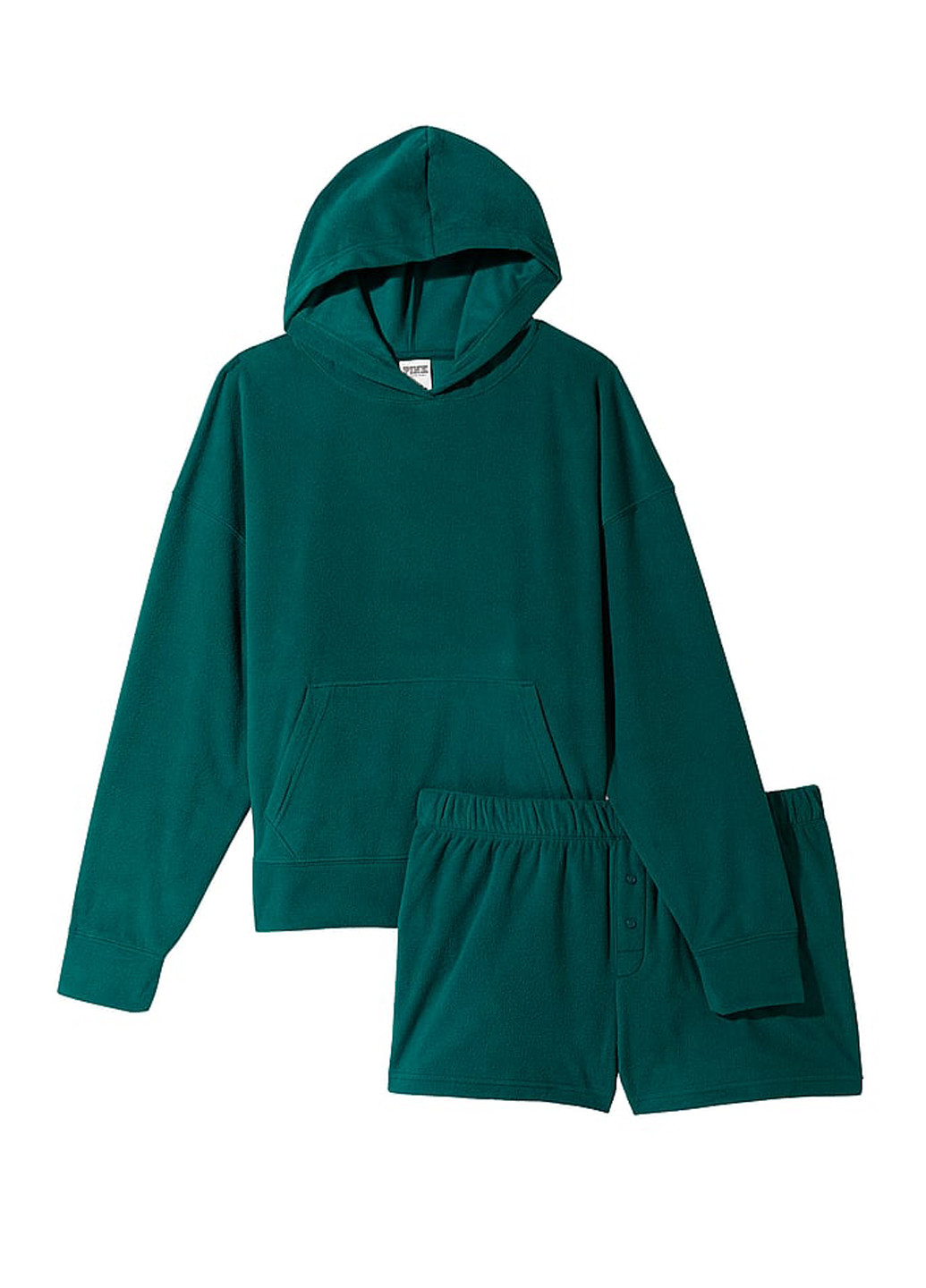 Зеленая всесезон пижама (свитщот, брюки) свитшот + шорты Victoria's Secret