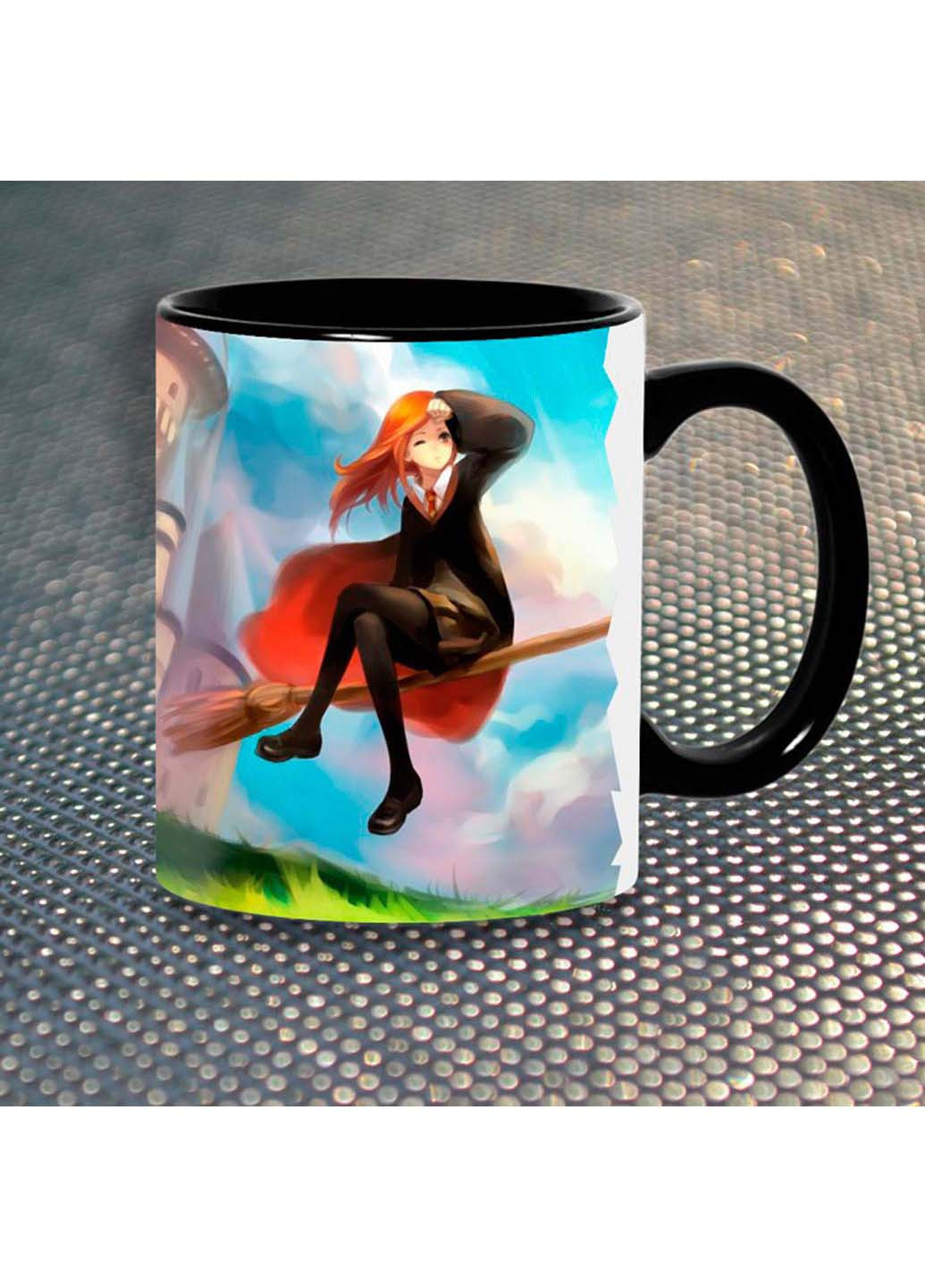 Чашка Fan Girl Гермиона на Метле Гарри Поттер Harry Potter New 330 мл (254914986)