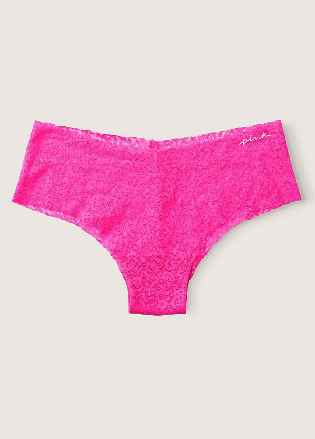 Труси Victoria's Secret сліп однотонні рожеві повсякденні поліамід