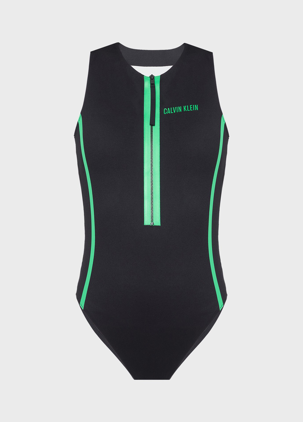 Чорний літній купальник суцільний Calvin Klein