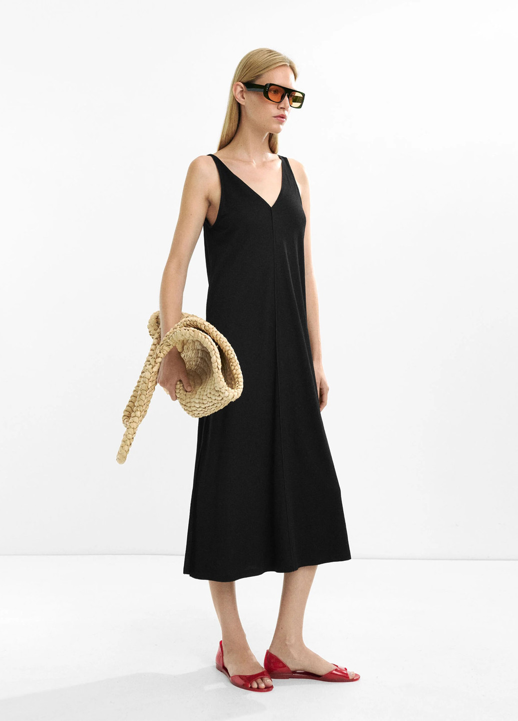 Чорна кежуал сукня а-силует Parfois однотонна