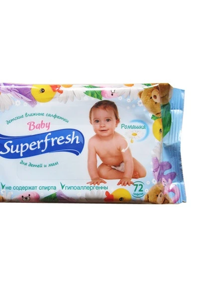 Детские влажные салфетки Superfresh (213430455)