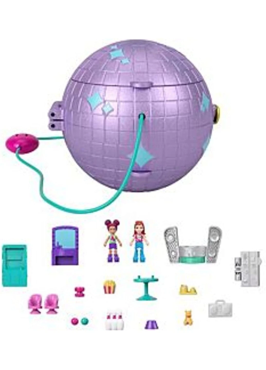 Ігровий набір Поллі Покет Polly Pocket Double Play Skating Диско-чохол для роликових ковзанів (HCG24) Mattel (256120588)