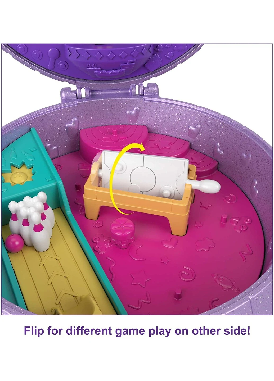 Ігровий набір Поллі Покет Polly Pocket Double Play Skating Диско-чохол для роликових ковзанів (HCG24) Mattel (256120588)