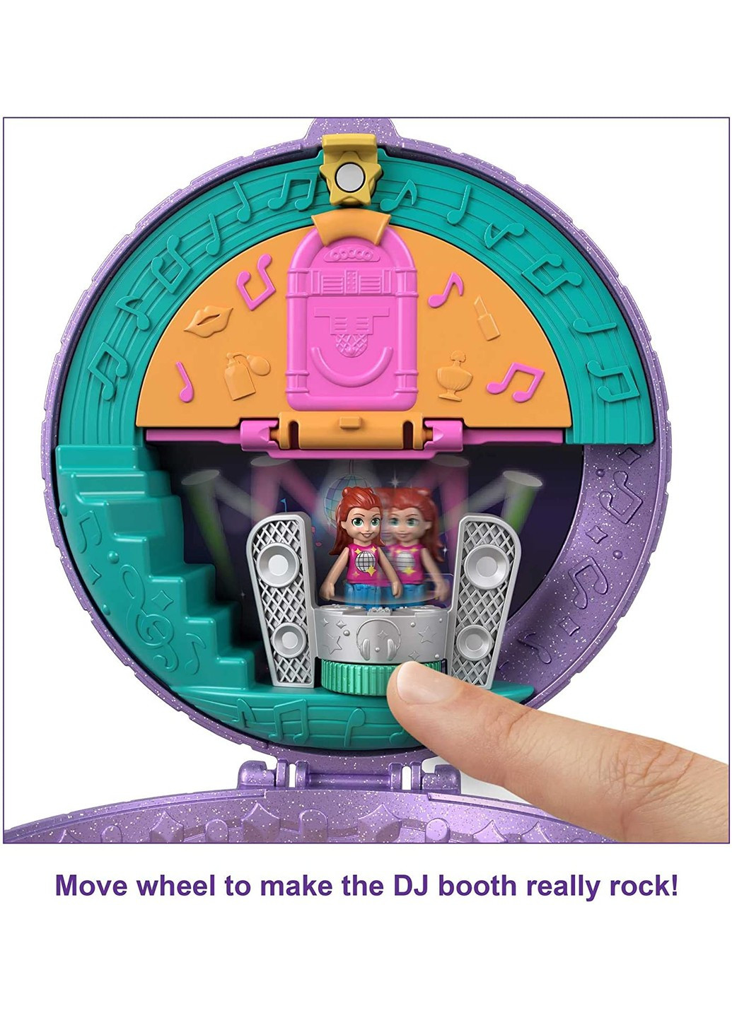 Ігровий набір Поллі Покет Polly Pocket Double Play Skating Диско-чохол для роликових ковзанів (HCG24) Mattel (256120588)