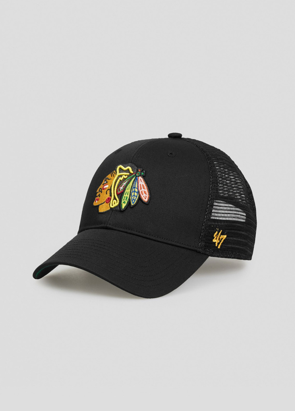 Черная кепка Chicago Blackhawks Branson Mes 47 Brand (253563869)