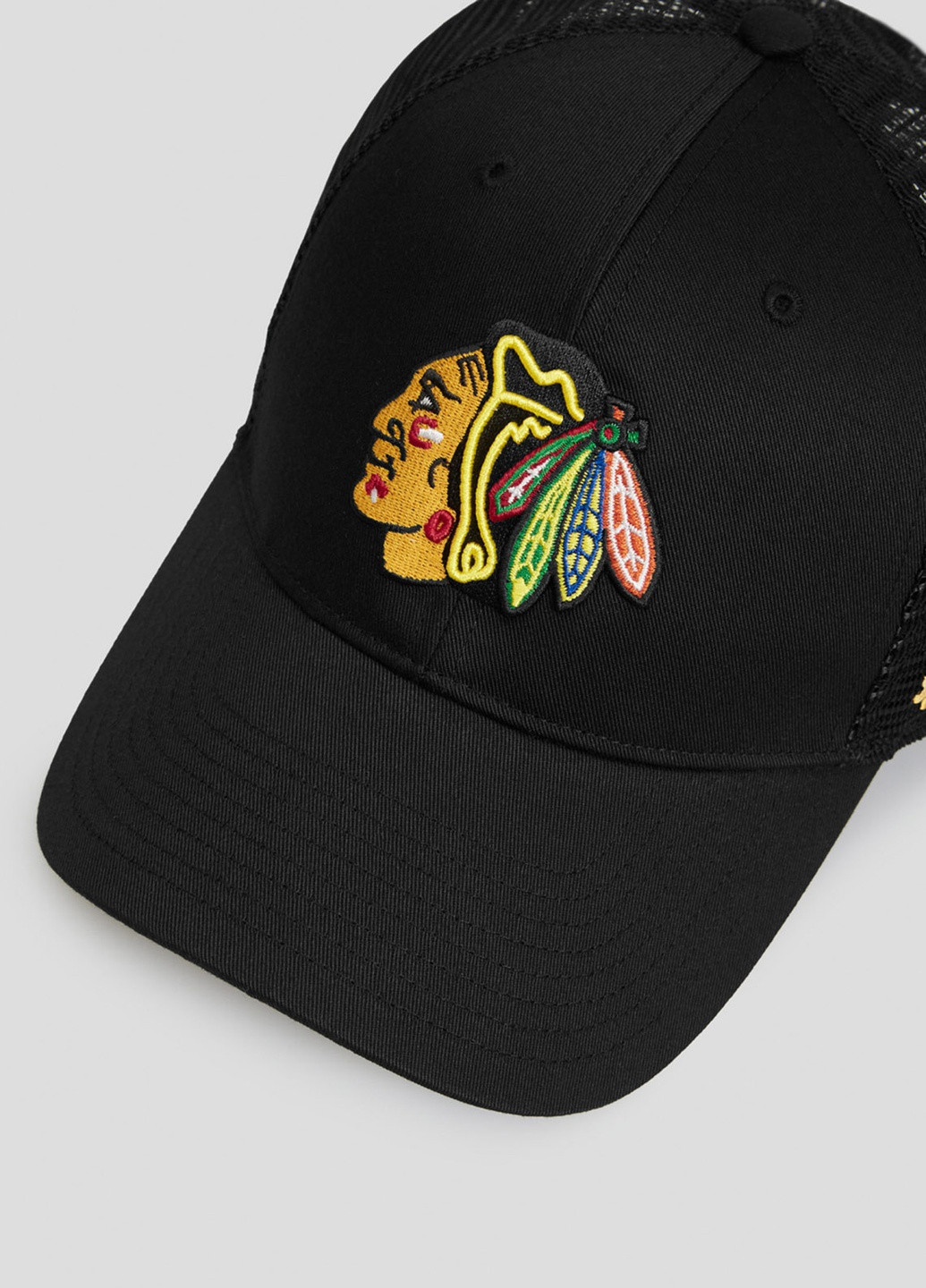Черная кепка Chicago Blackhawks Branson Mes 47 Brand (253563869)