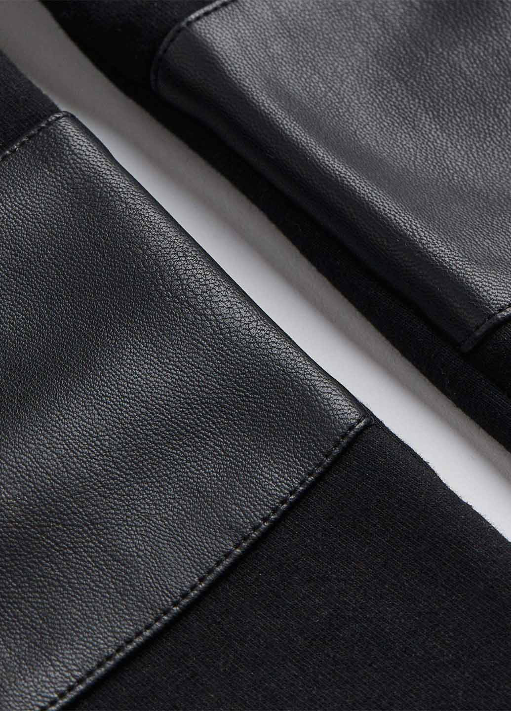 Черные демисезонные леггинсы H&M