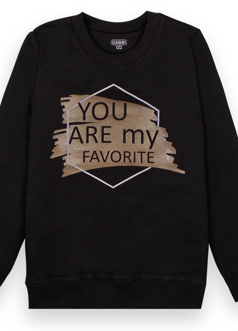 Черный зимний джемпер Габби
