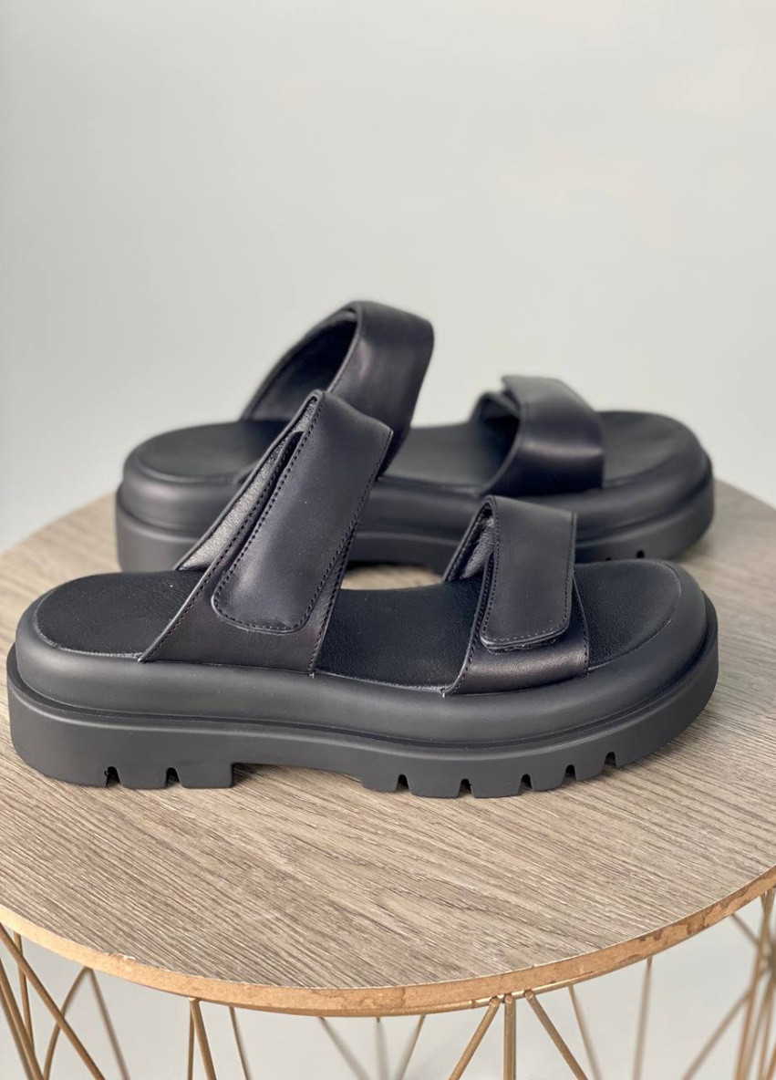 Черные босоножки shoesband Brand на липучке