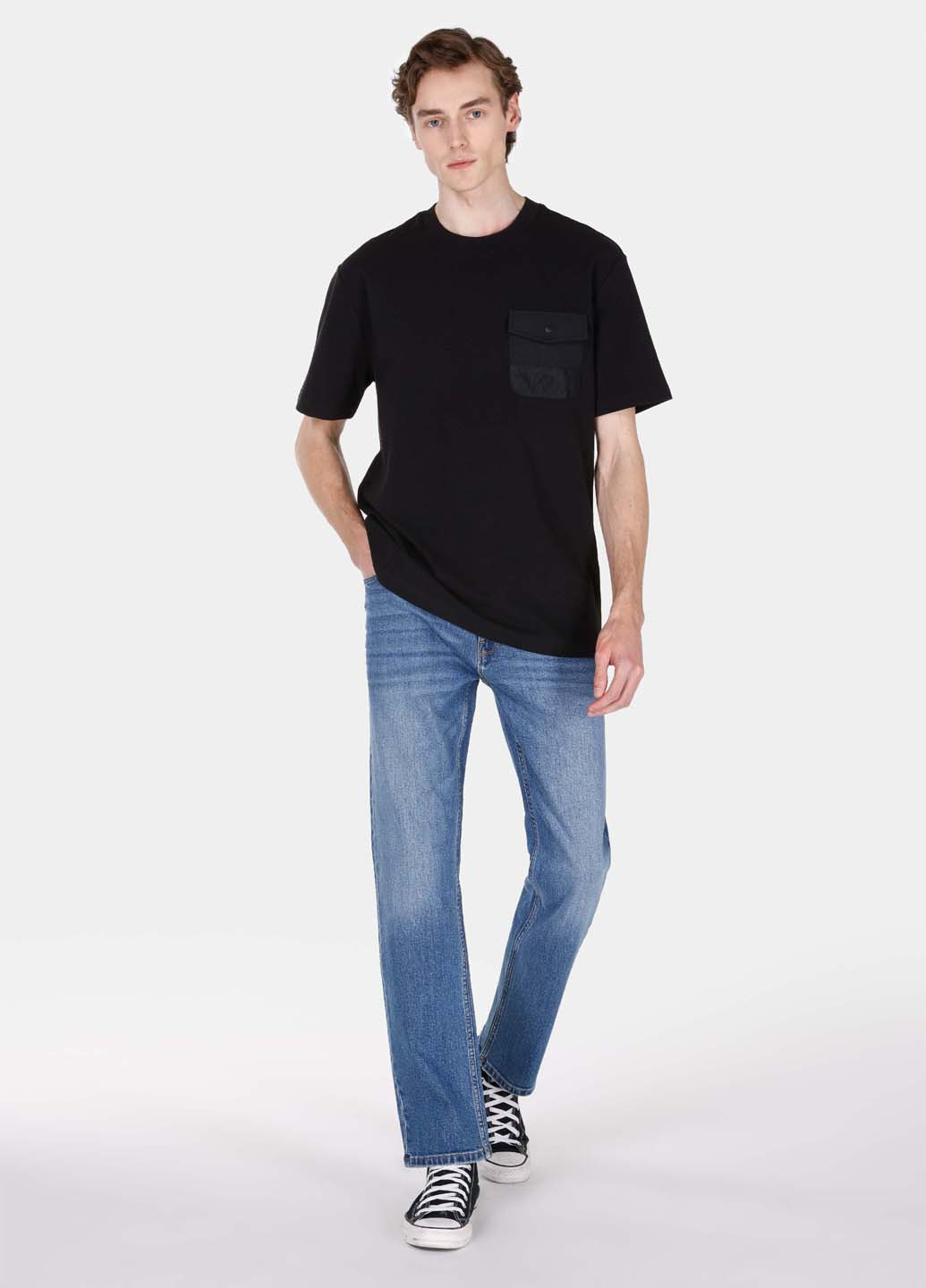 Черная футболка Colin's