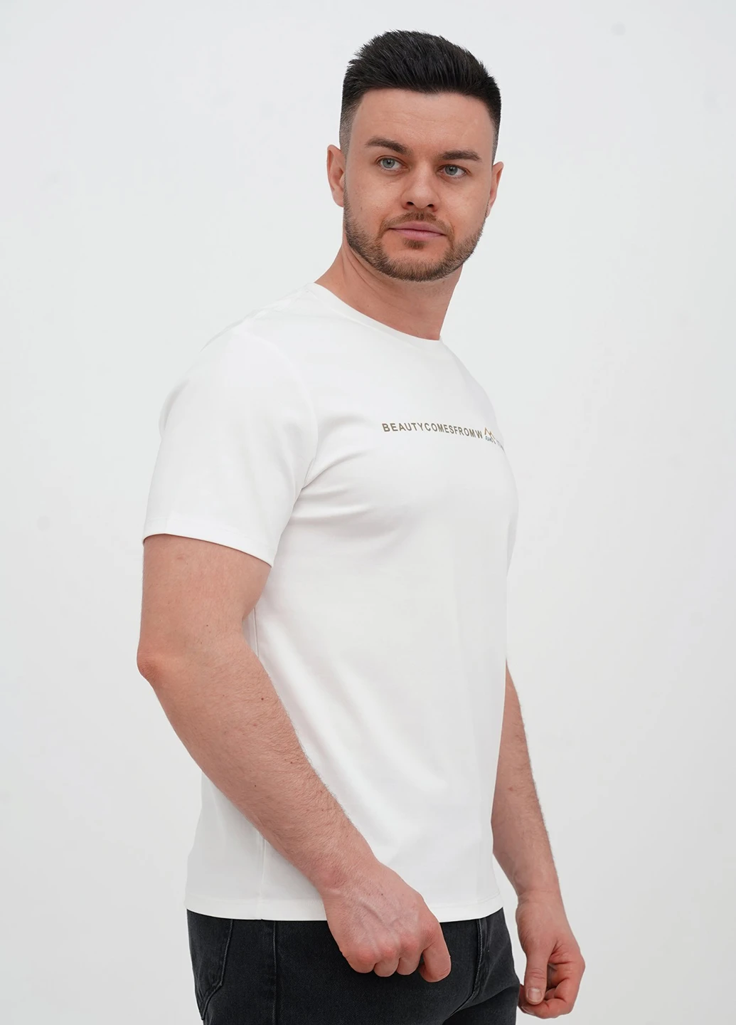 Біла футболка Trend Collection
