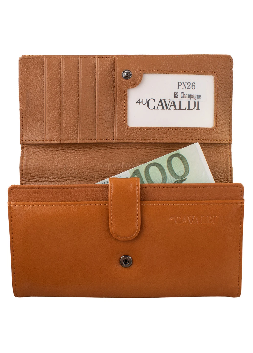 Жіночий шкіряний гаманець 19х10,5х3 см 4U Cavaldi (195538906)