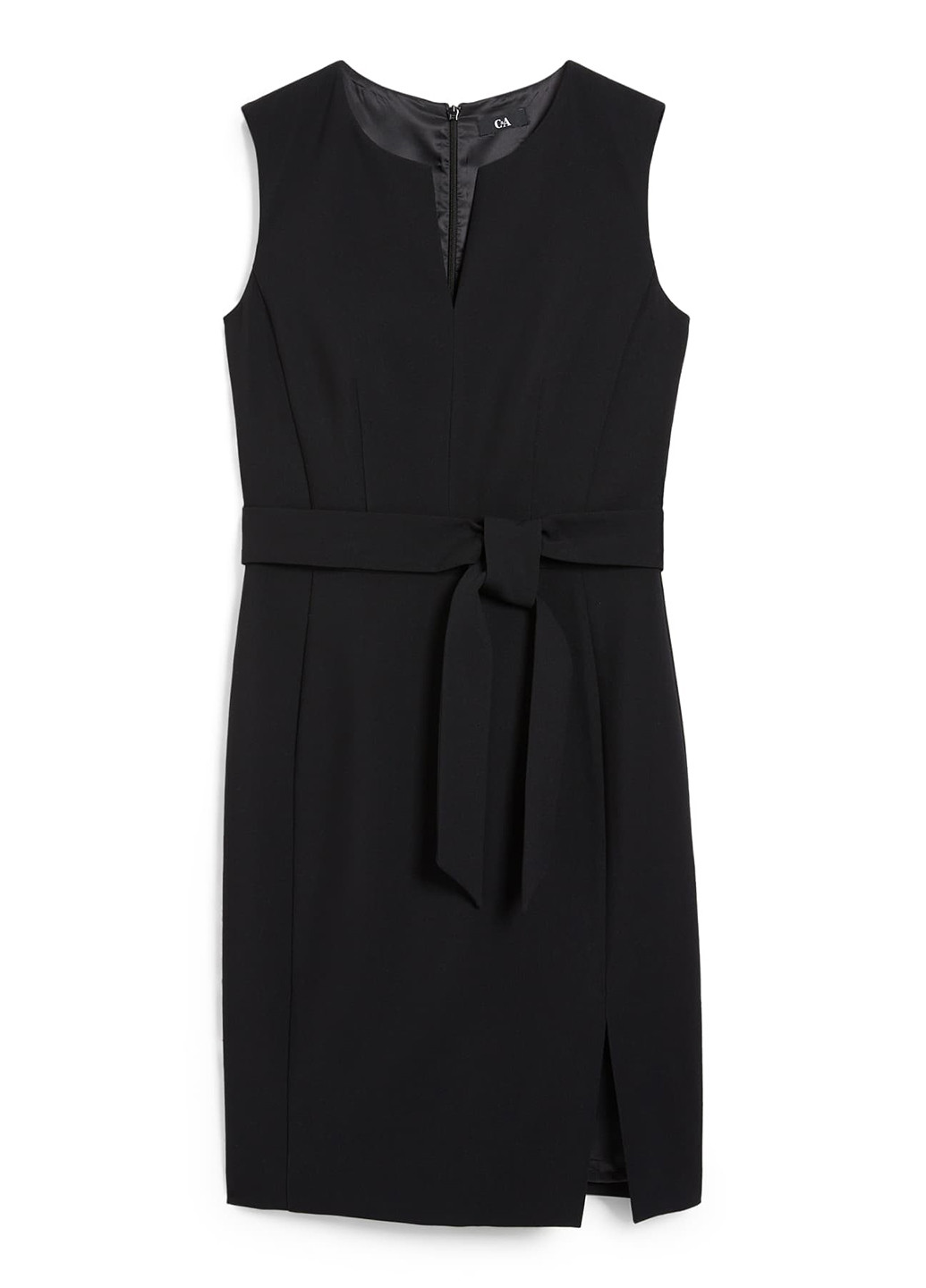 Чорна кежуал сукня футляр C&A однотонна