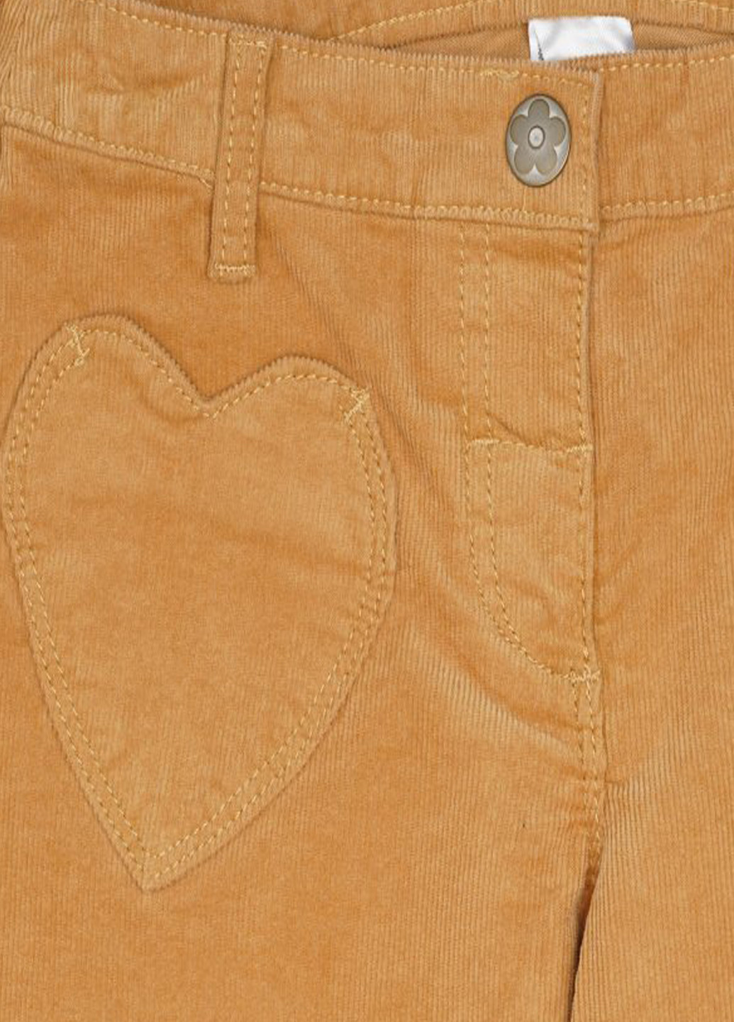 Горчичные кэжуал демисезонные брюки C&A