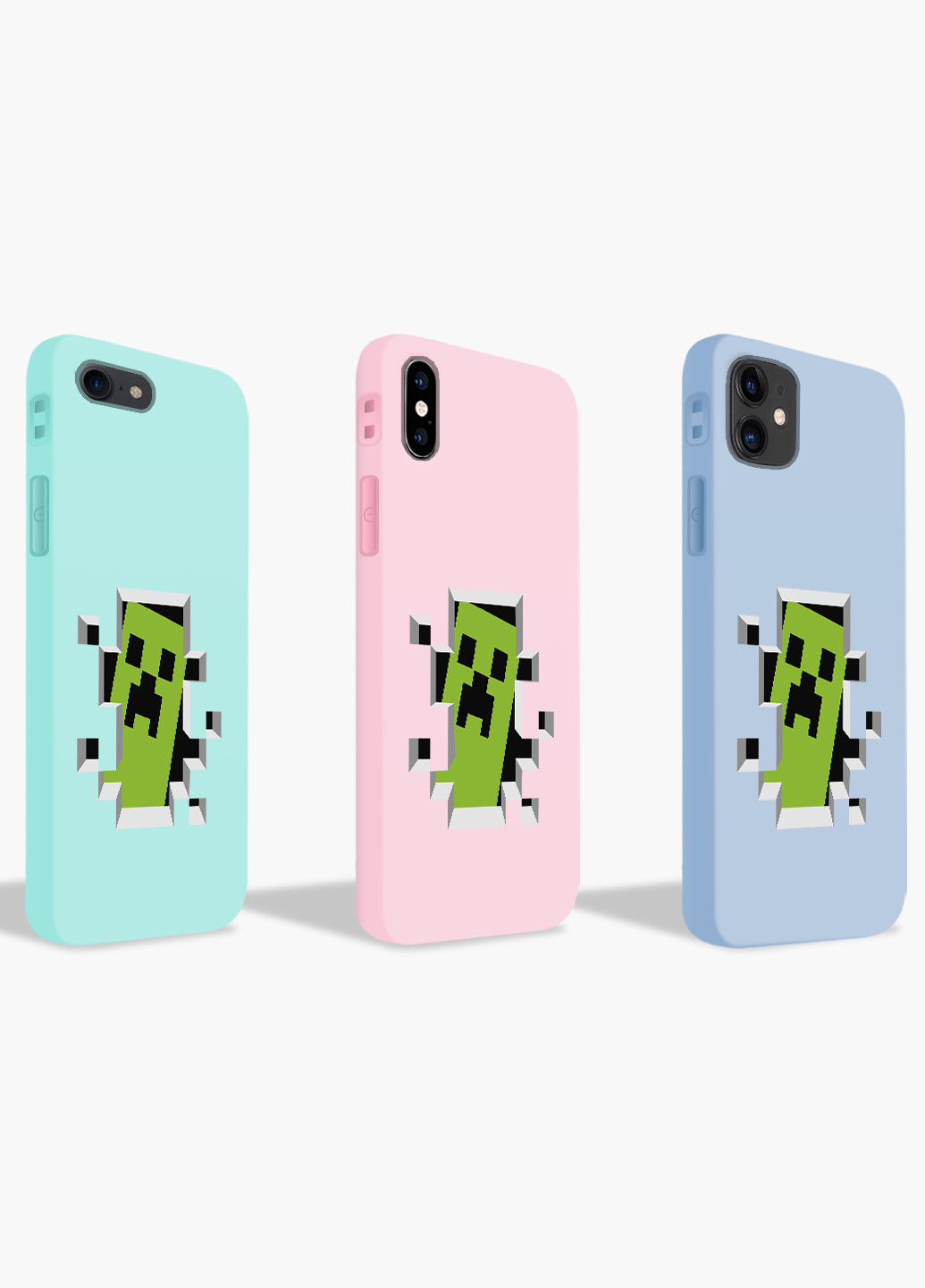 Чехол силиконовый Apple Iphone 11 Майнкрафт (Minecraft) (9230-1709) MobiPrint (219556393)