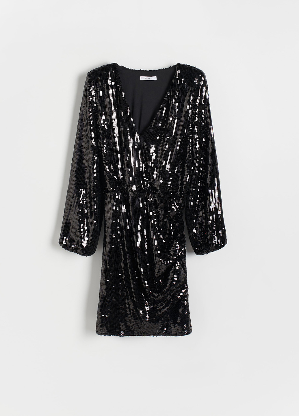 Темно-серое кэжуал платье Reserved однотонное