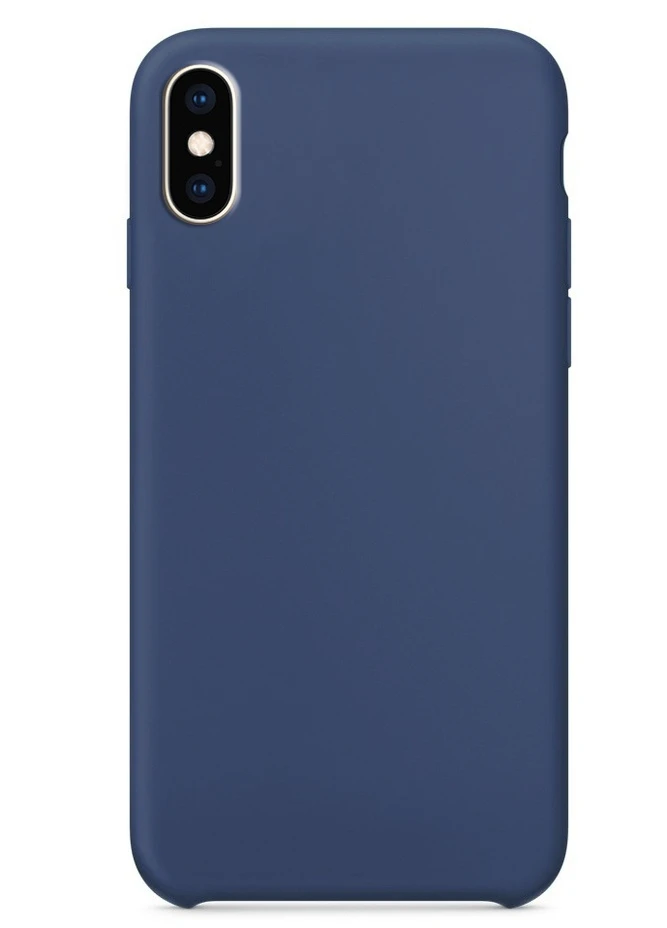 Чехол Silicone Case without Logo (AA) для Apple iPhone XS Max (6.5') Синий / Blue Cobalt (is_00000032492_9) Epik (229725041)
